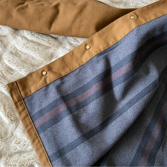 Carhartt WIP Work in Progress Michigan Chore Coat Hamilton Brown Dearborn Canvas - Picture 10 of 14